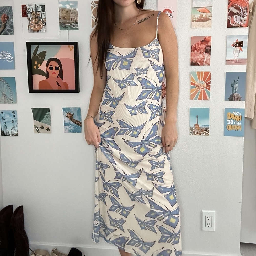 Mesh Butterfly Dress